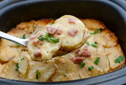 Thumbnail for Crockpot scalloped potatoes and Ham