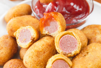 Thumbnail for Mini Corn Dogs in Air Fryer