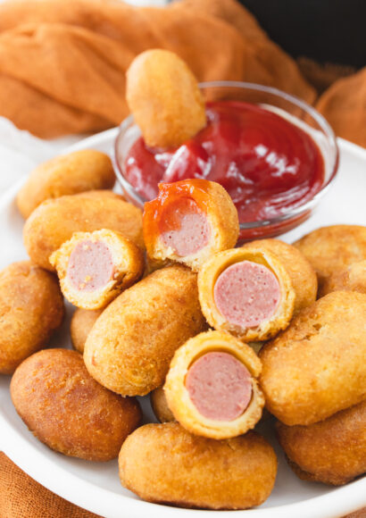 Mini Corn Dogs in Air Fryer