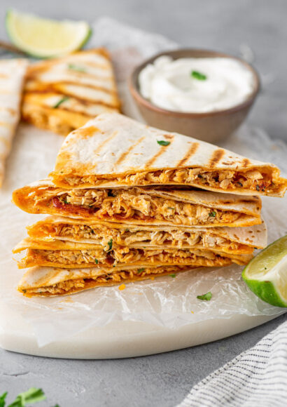 Buffalo Chicken Quesadillas