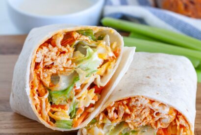 Thumbnail for “Easy Buffalo Chicken Wraps Recipe: Quick & Delicious”