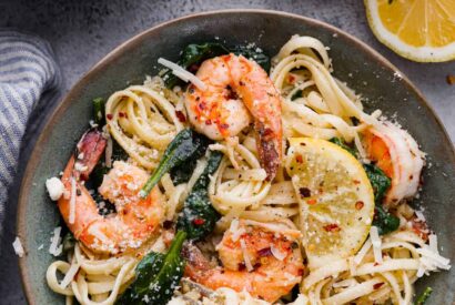 Thumbnail for “Easy Lemon Garlic Shrimp Pasta Recipe for a Flavorful Dinner”