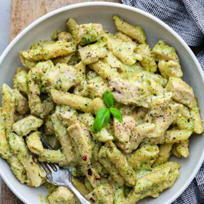 Pesto Pasta With Chicken