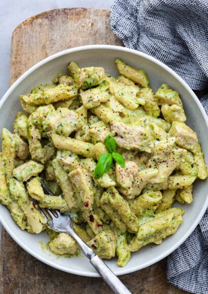 Pesto Pasta With Chicken