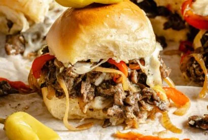 Thumbnail for “Philly Cheesesteak Sliders – Easy Party Appetizer”